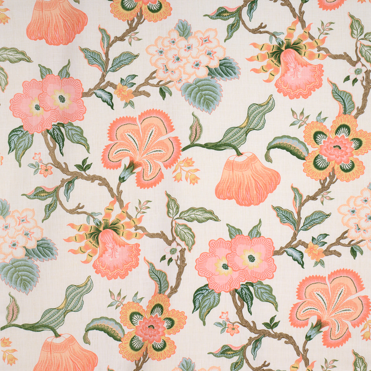 174034 | Hothouse Flowers, Sunshine - Schumacher Fabric
