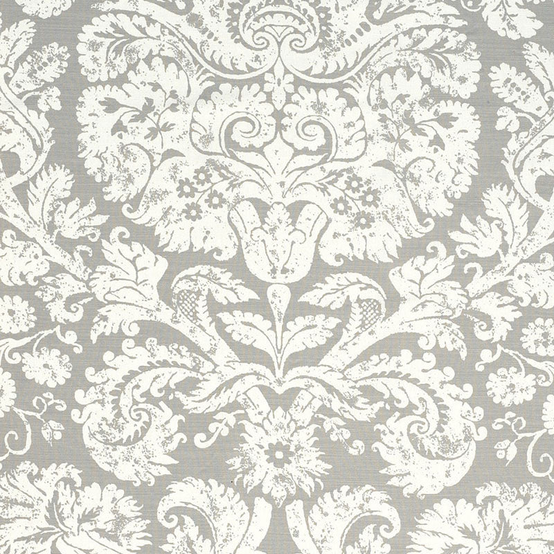 Acquire 174133 Barresa Damask Pearl by Schumacher Fabric