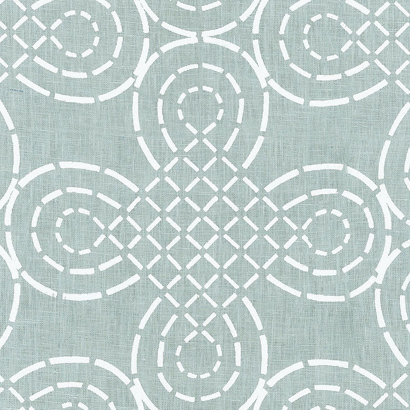 Search 174220 Trellis Knot Cirrus by Schumacher Fabric