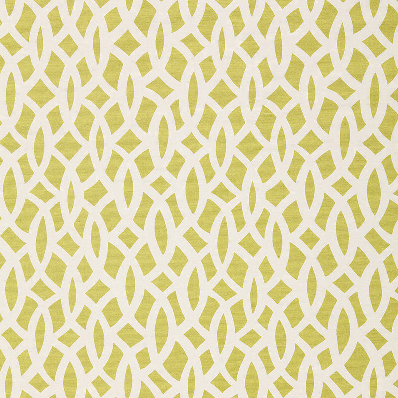 View 174491 Chain Link Chartreuse by Schumacher Fabric