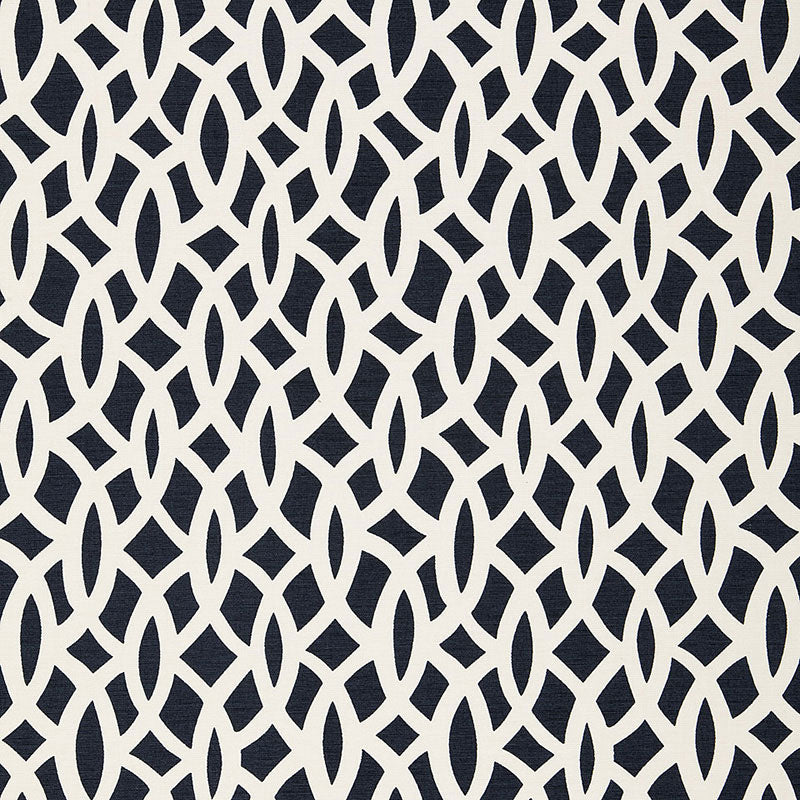 Order 174495 Chain Link Navy by Schumacher Fabric