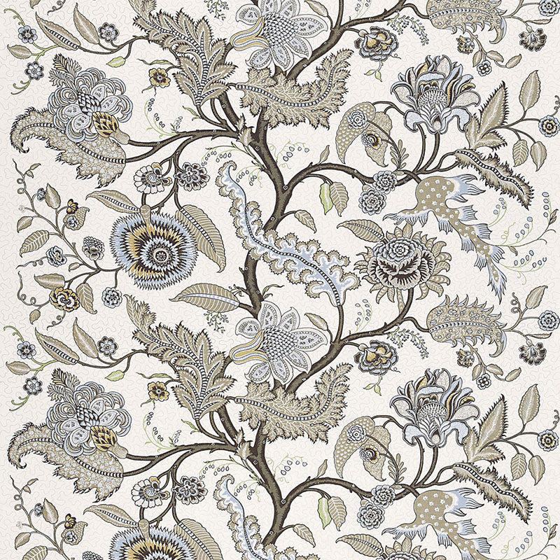 Order 174813 Sinhala Linen Print Stone by Schumacher Fabric