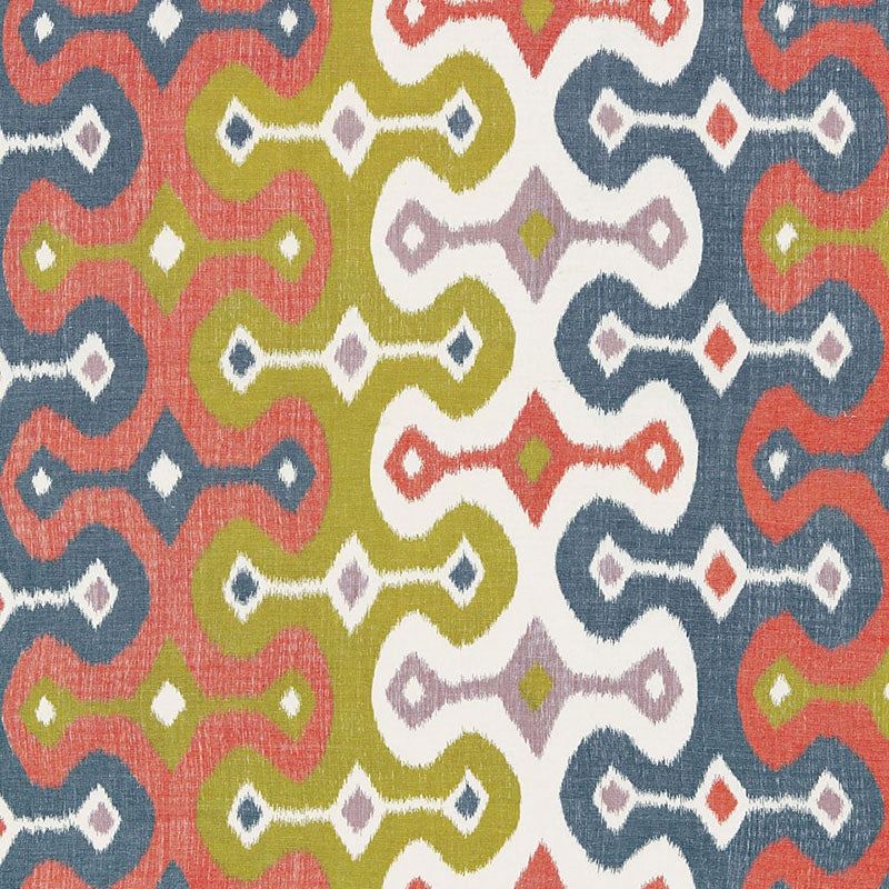 Search 174830 Darya Ikat Caravan by Schumacher Fabric