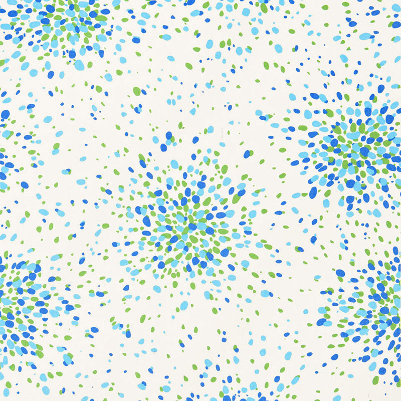 Looking 174940 Jelly Bean Ocean / Turquoise by Schumacher Fabric