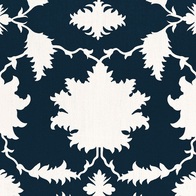 Purchase 175033 Garden Of Persia Bleu Marine by Schumacher Fabric