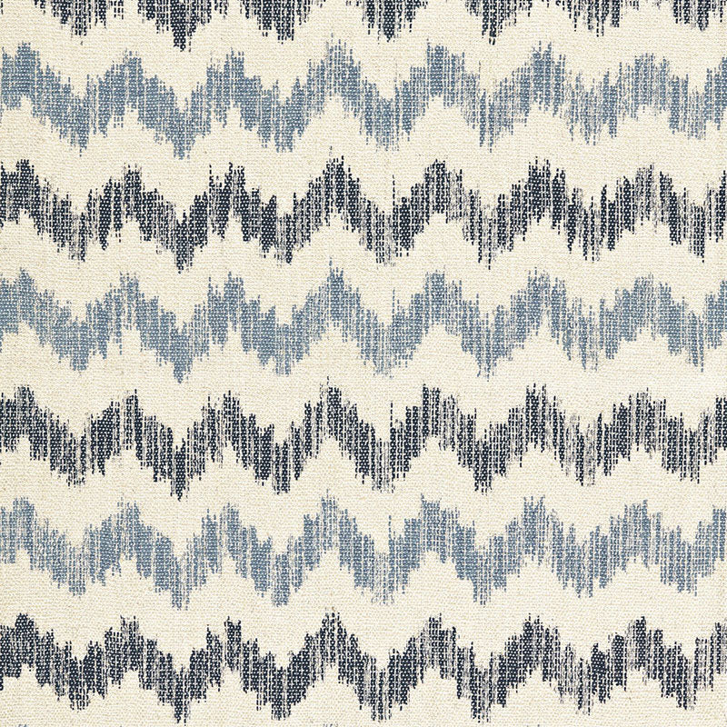 Select 175310 Sierra Ikat Indigo by Schumacher Fabric
