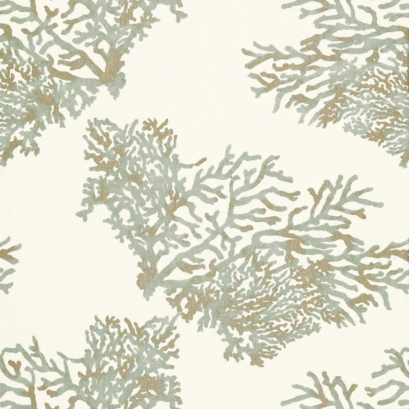 View 175362 Great Barrier Reef Moonstone by Schumacher Fabric