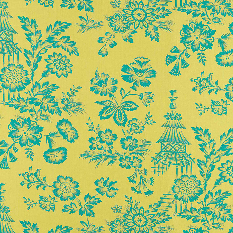 Acquire 175751 Song Garden Chartreuse by Schumacher Fabric