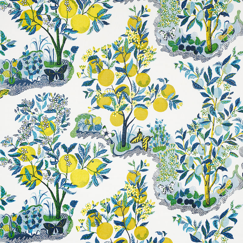 175761 | Citrus Garden, Pool - Schumacher Fabric