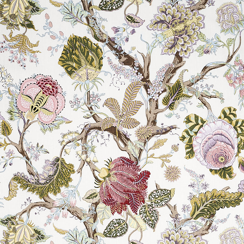 Search 175782 Indian Arbre Spring by Schumacher Fabric