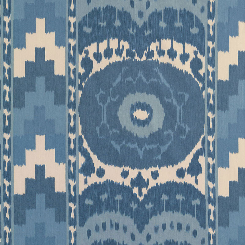 Select 176062 Samarkand Ikat Ii Porcelain by Schumacher Fabric