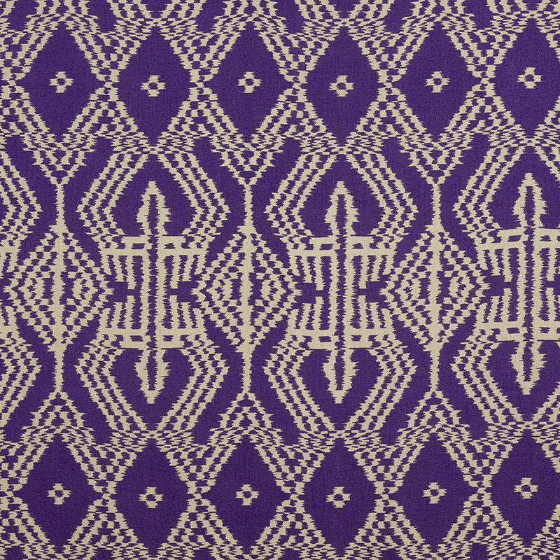 Select 176091 Asaka Ikat Violet by Schumacher Fabric
