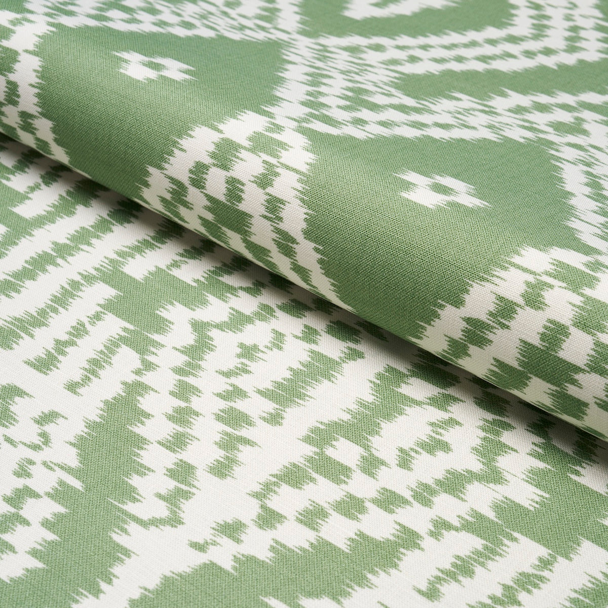 Purchase 176097 | Asaka Ikat, Green - Schumacher Fabric