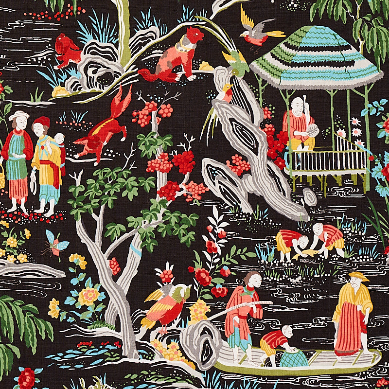 Order 176771 Yangtze River Onyx by Schumacher Fabric