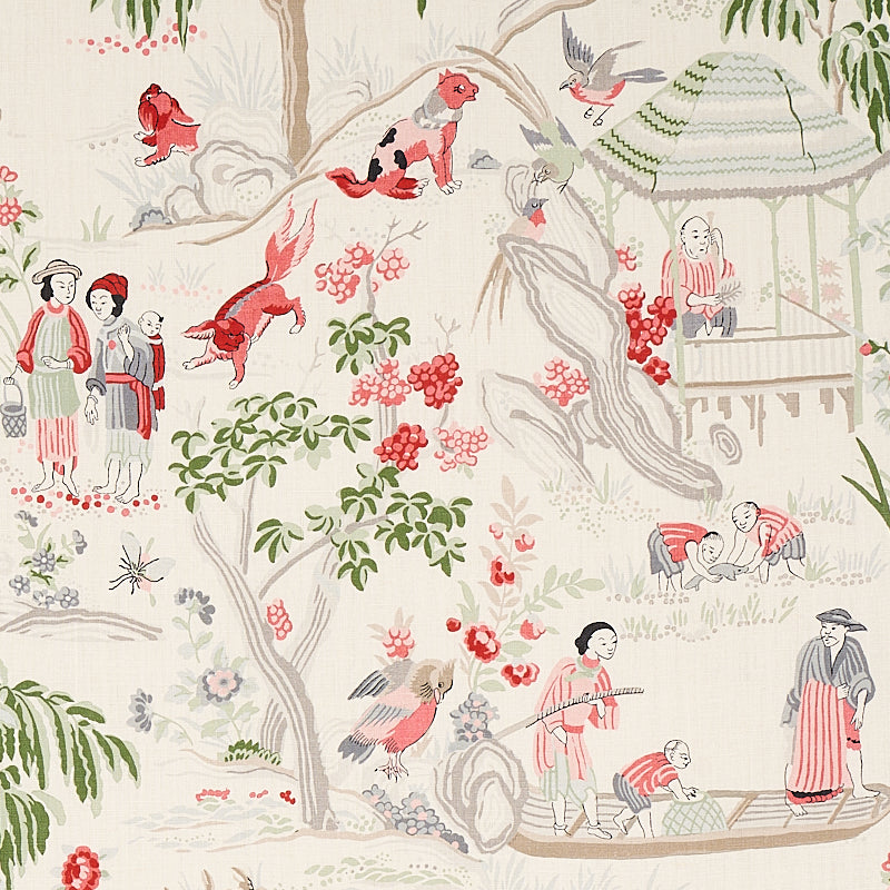 Buy 176774 Yangtze River Ivory by Schumacher Fabric
