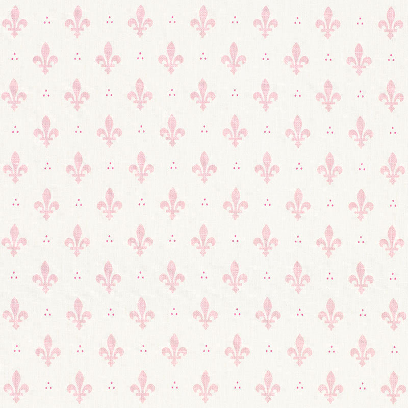 Save 176963 Fleur De Lis Blush by Schumacher Fabric