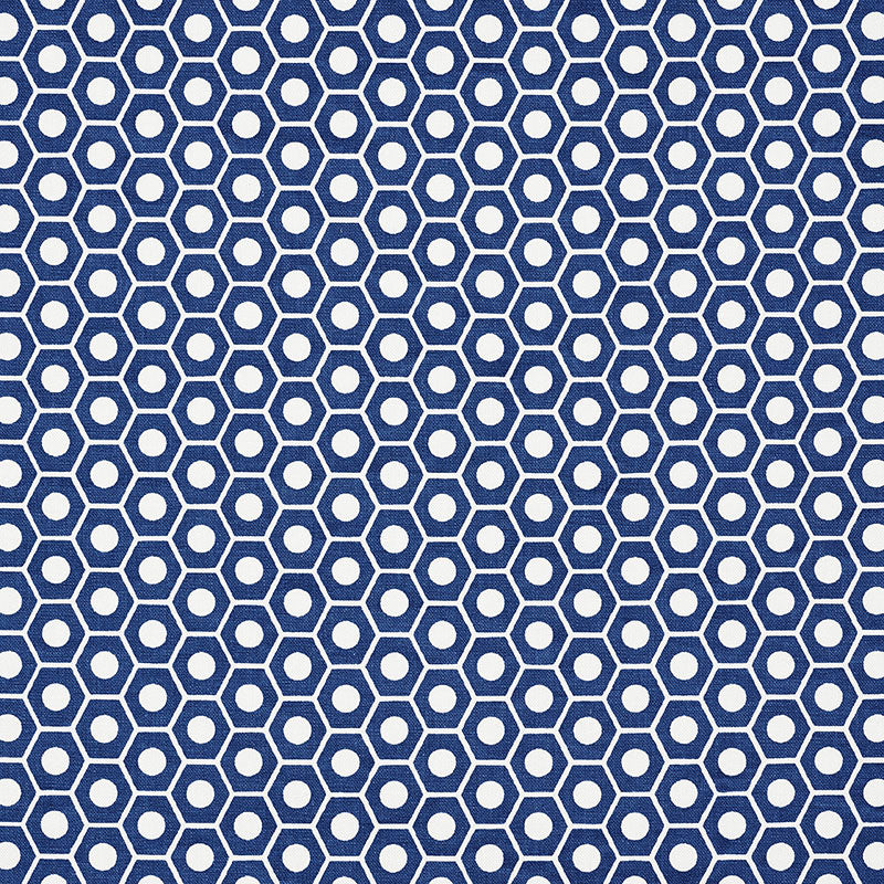 Acquire 177070 Queen B Navy by Schumacher Fabric