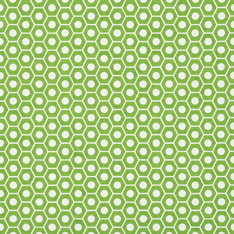 Search 177075 Queen B Green by Schumacher Fabric