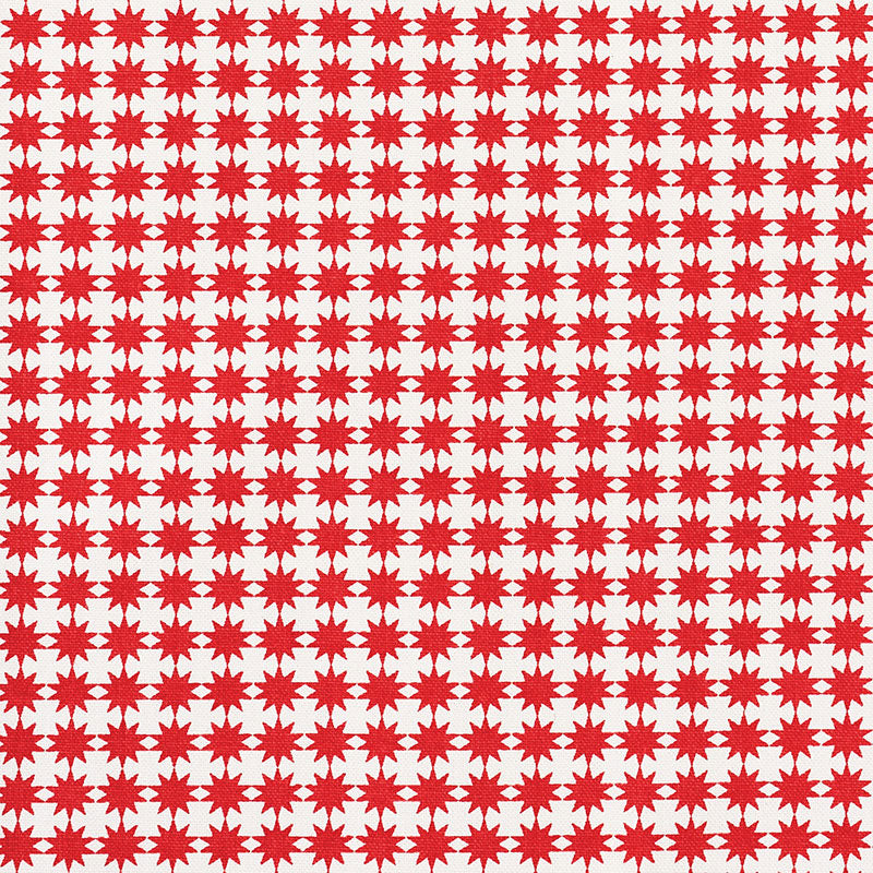 Buy 177086 Stella Red by Schumacher Fabric