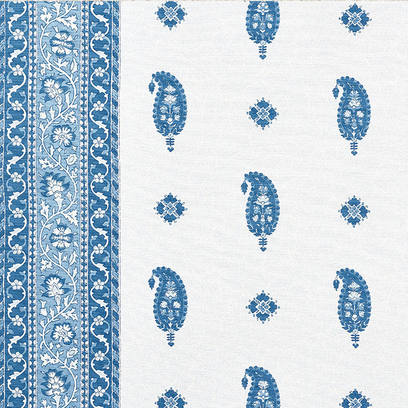 Shop 177611 Ojai Paisley Indigo by Schumacher Fabric