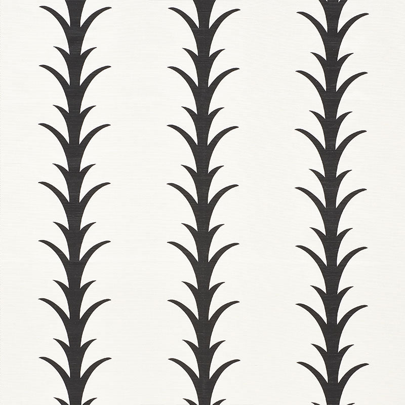 Find 177632 Acanthus Stripe Carbon by Schumacher Fabric