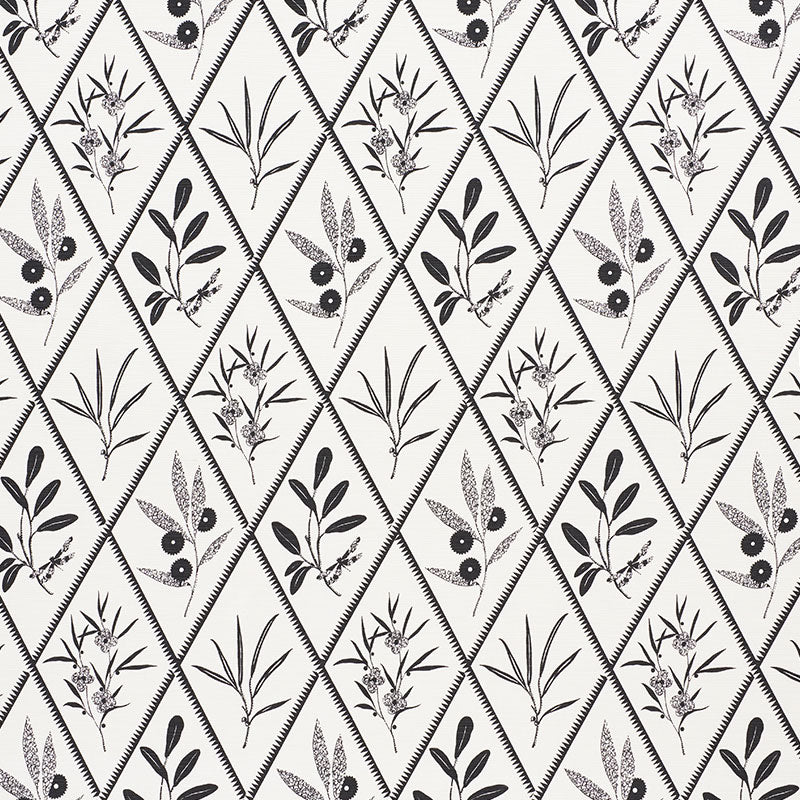 Save 177643 Endimione Carbon by Schumacher Fabric
