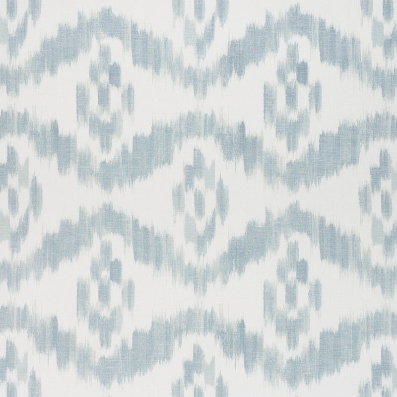Save 177821 Madaket Ikat Sky by Schumacher Fabric