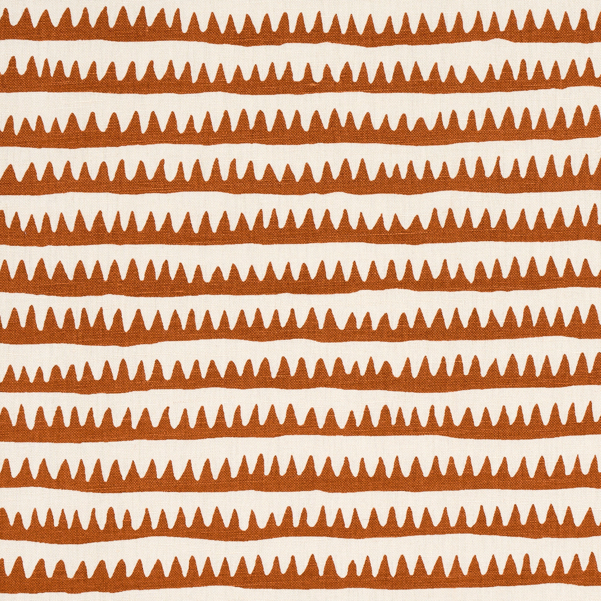 Purchase 177974 Corfu Hand Printed Stripe, Rust by Schumacher Fabric