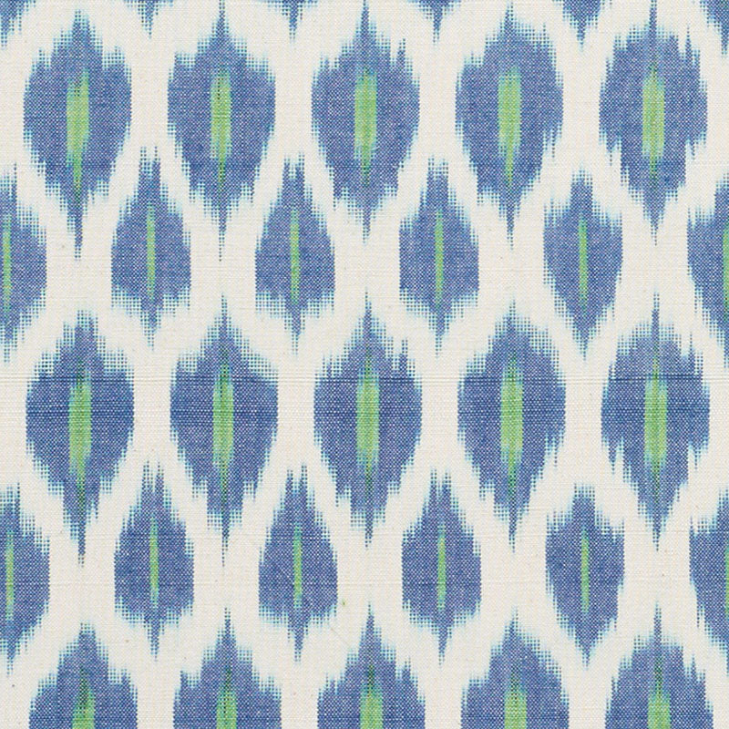 Search 178060 Presidio Ikat Peacock by Schumacher Fabric