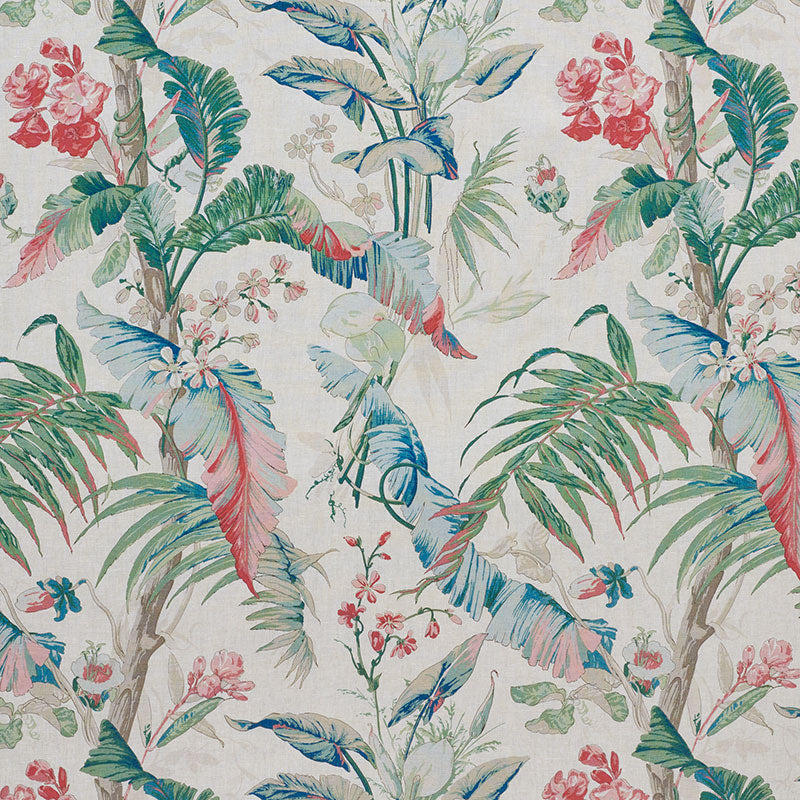 Select 178132 Tropique Document by Schumacher Fabric