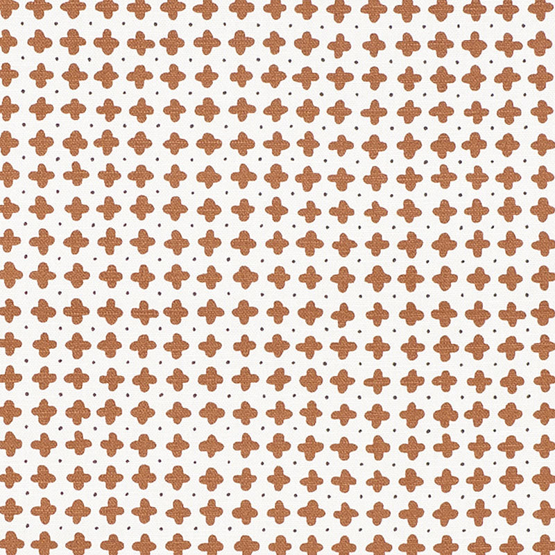 Buy 178242 Polka Brown by Schumacher Fabric