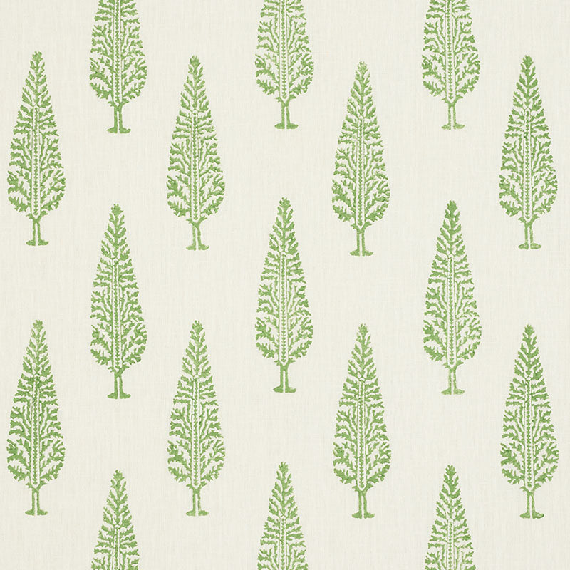 View 178511 Juniper Block Print Green by Schumacher Fabric