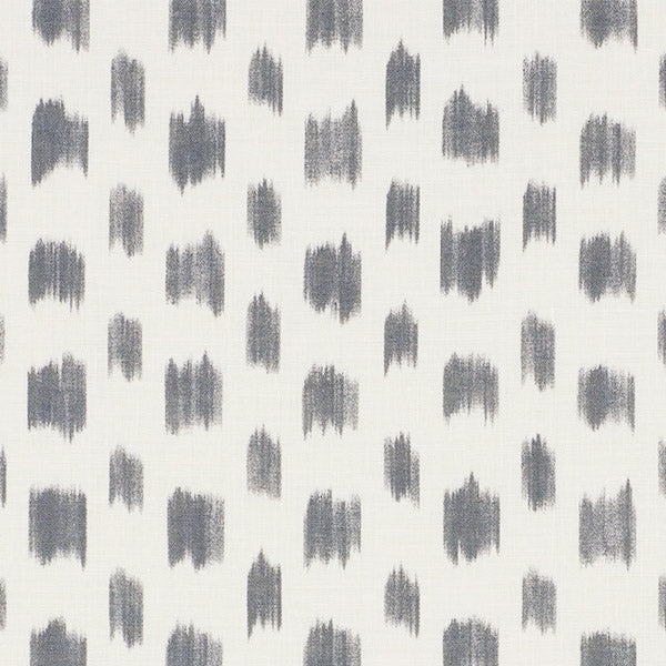 Select 179011 Izmir Ikat Black by Schumacher Fabric