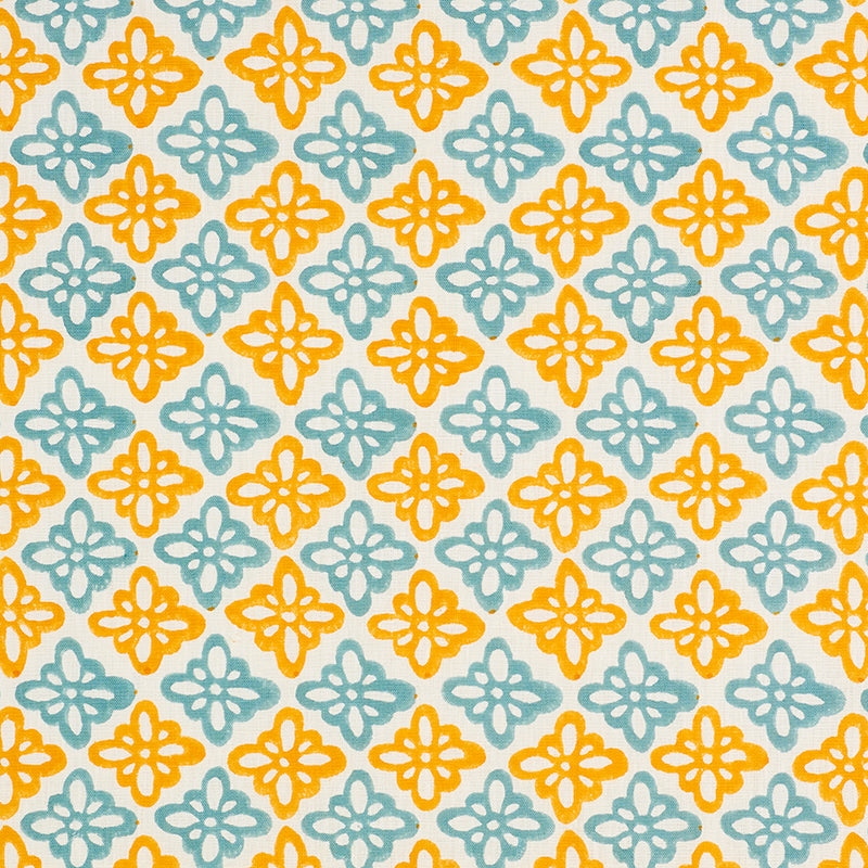 View 179303 Pattee Turmeric by Schumacher Fabric
