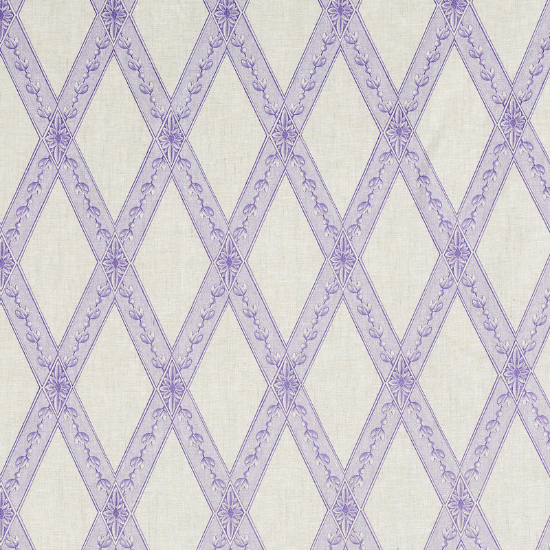 Purchase 179462 Les Losanges Toile Iris by Schumacher Fabric
