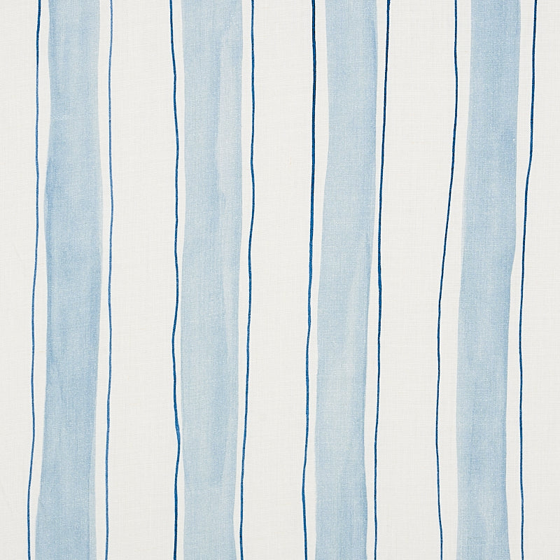 Purchase 179700 Tracing Stripes, Sky by Schumacher Fabric