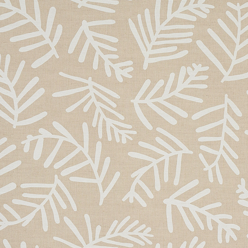 Select 179912 Tiah Cove Ivory On Natural by Schumacher Fabric