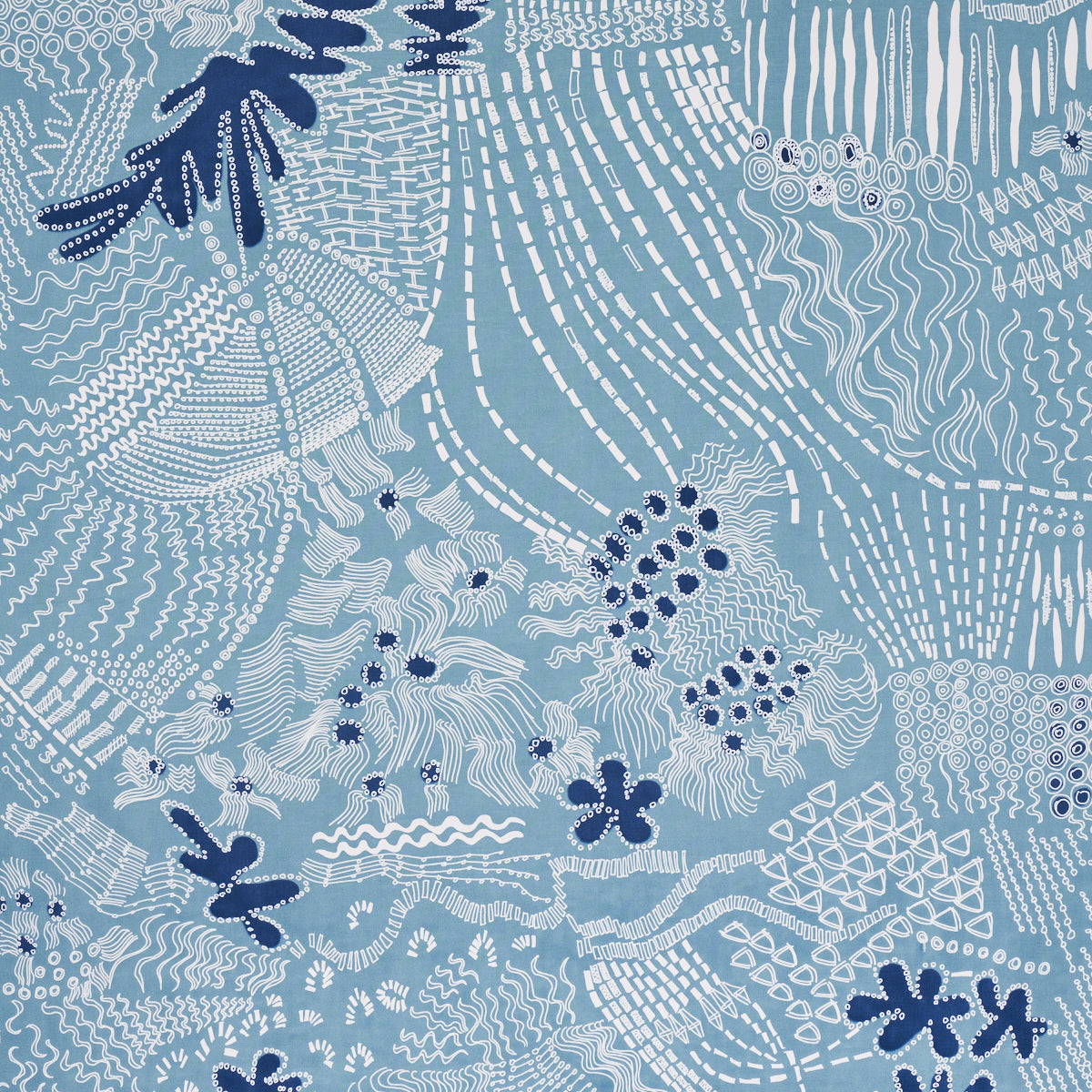 Search 180150 Haven Teal And Navy by Schumacher Fabric