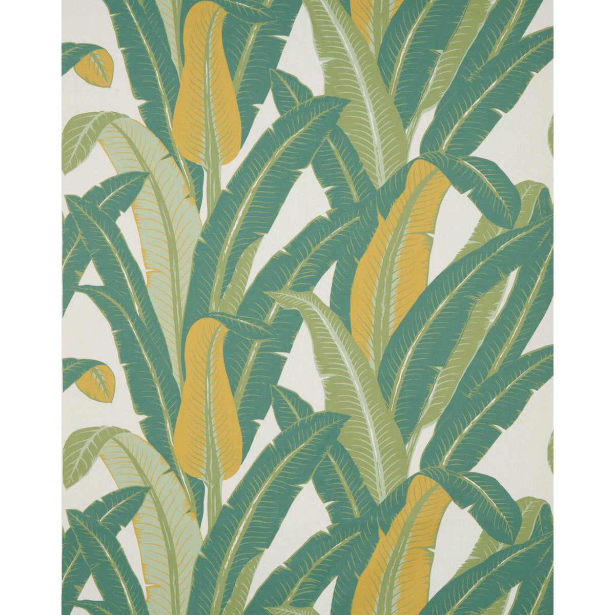 Purchase 180200 | Azulejos, Green On Ivory - Schumacher Fabric