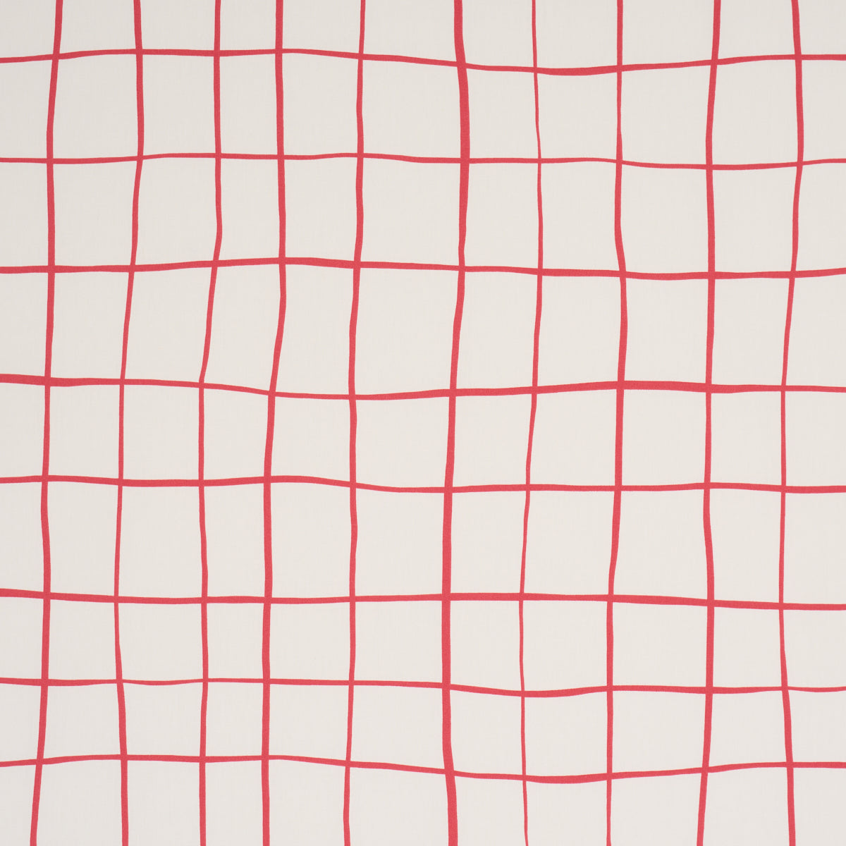 Purchase 180293 | Painterly Windowpane, Red - Schumacher Fabric
