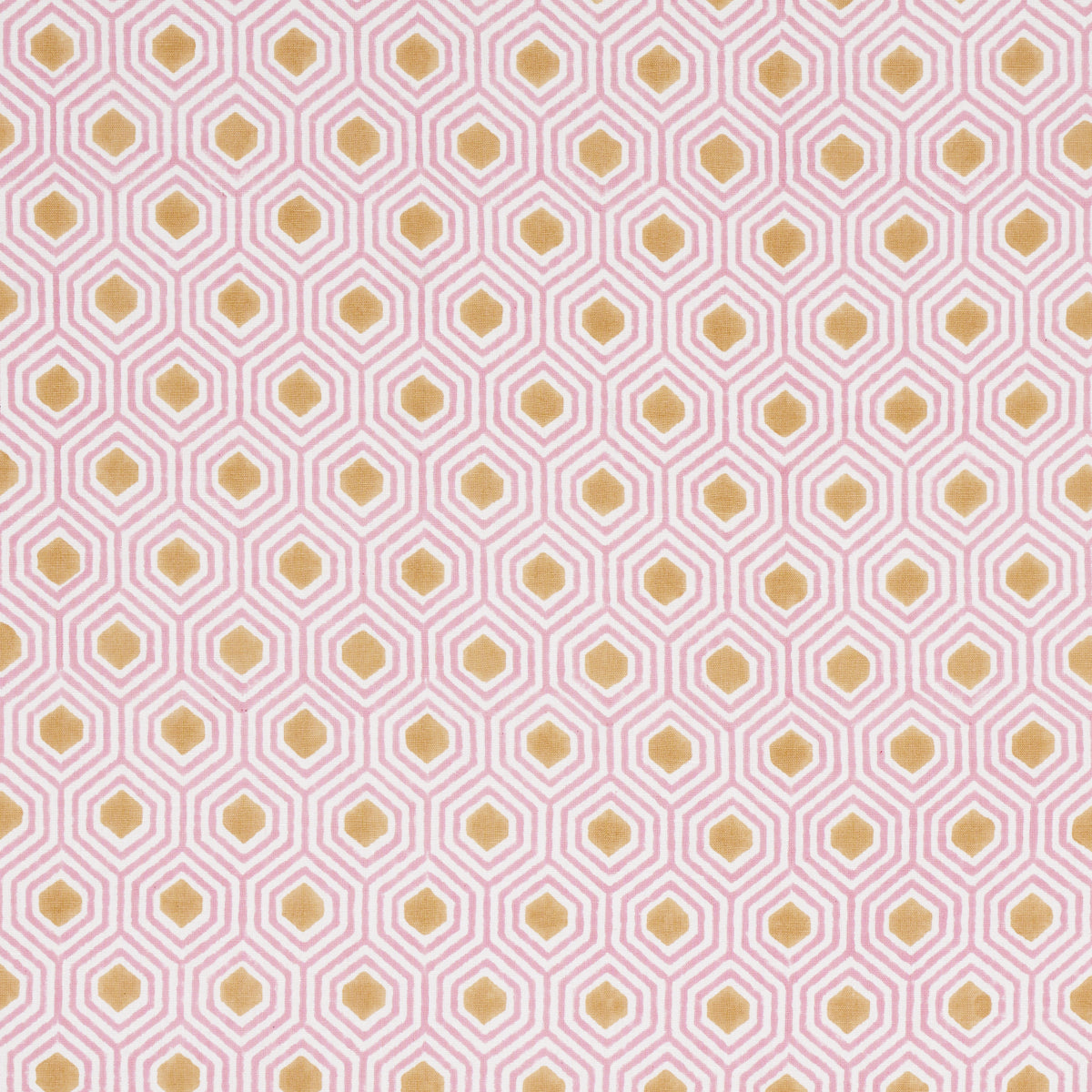 Purchase 180372 | Azulejos, Pink & Gold - Schumacher Fabric