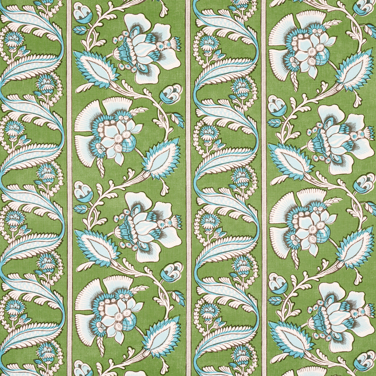 Teal Floral Alencon Lace Fabric, Fabric Bistro, Columbia