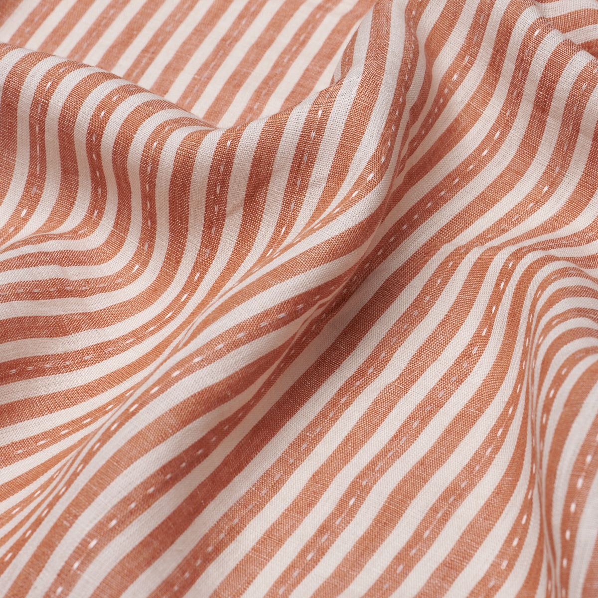 Purchase 180595 | Mathis Ticking Stripe, Spice - Schumacher Fabric
