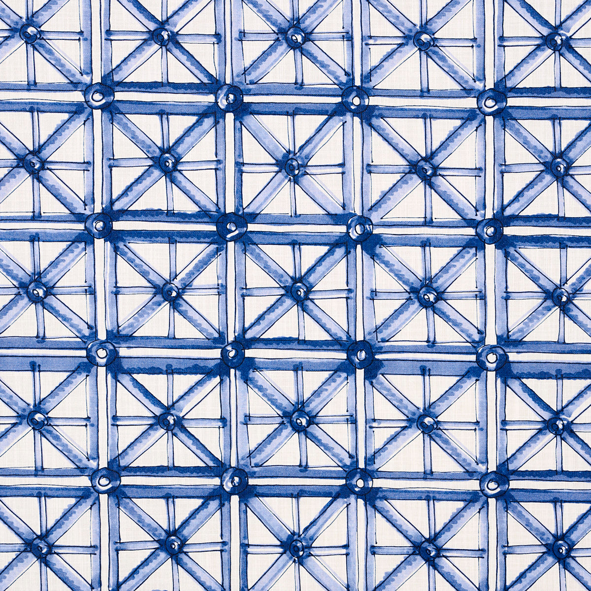 Purchase 180770 Portail Francais Indoor/Outdoor, Navy by Schumacher Fabric