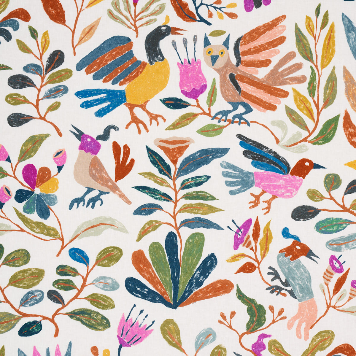 Purchase 180850 Canopy, Multi Birds by Schumacher Fabric