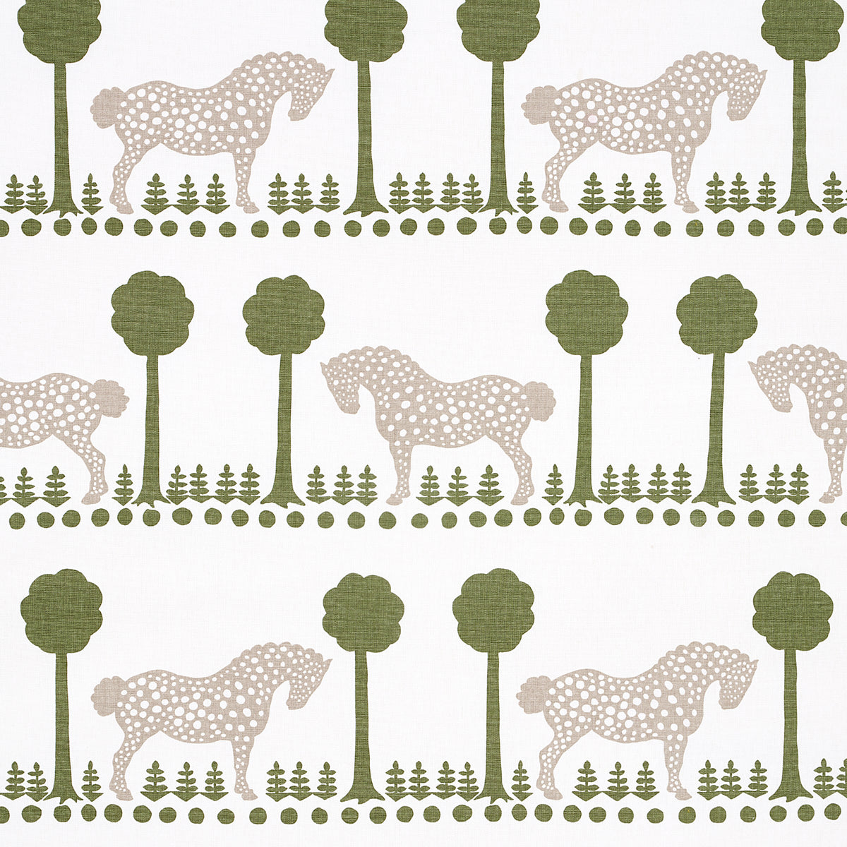 Purchase 180900 Polka Dot Pony, Olive by Schumacher Fabric