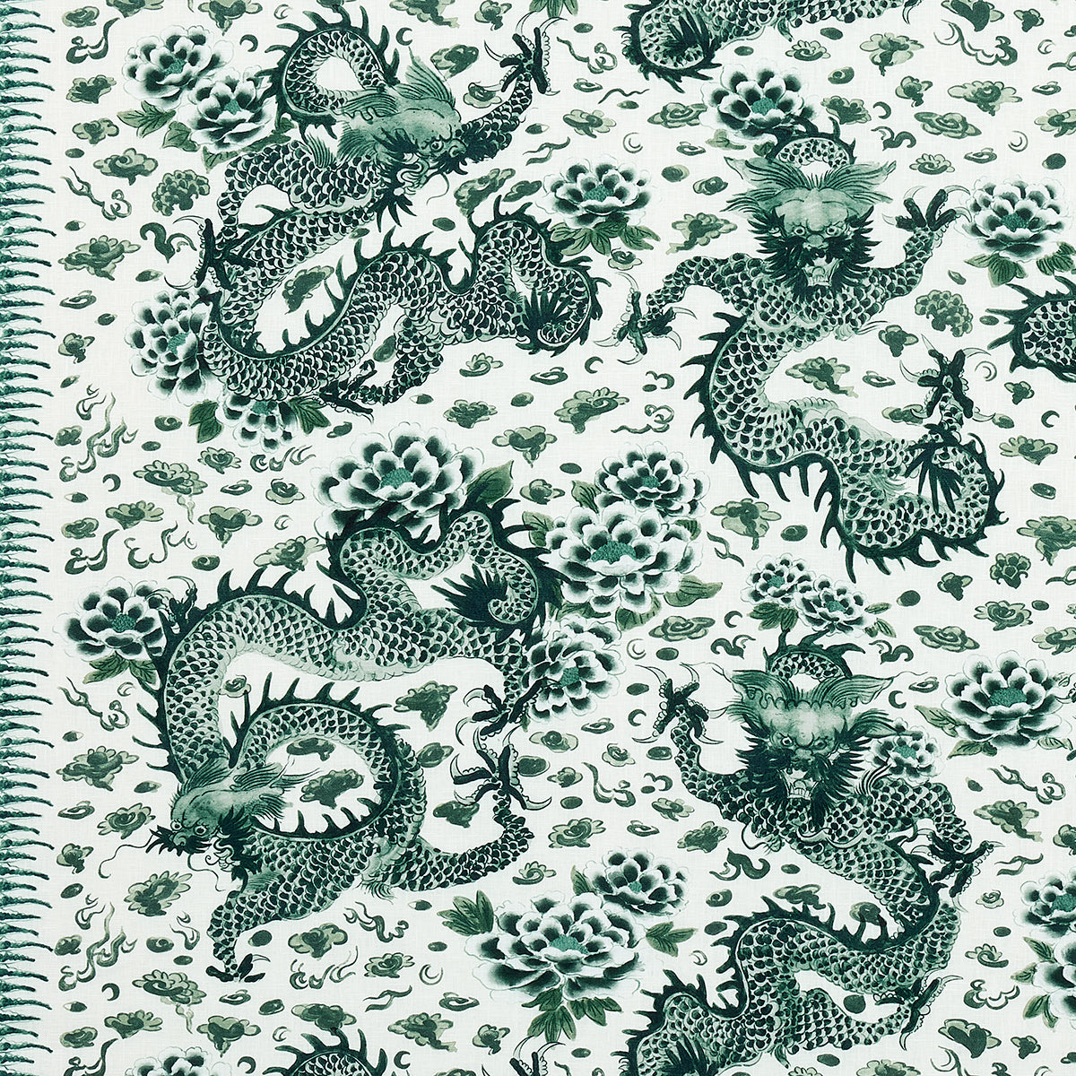 Purchase 181031 | Azulejos, Emerald - Schumacher Fabric