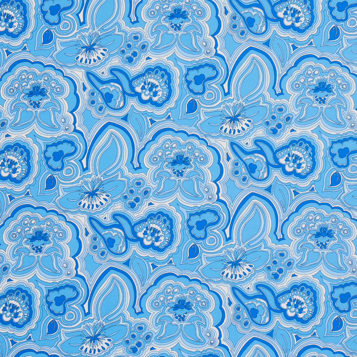 Purchase 181060 | Morning Sunrise Indoor/Outdoor, Horizon Blue - Schumacher Fabric