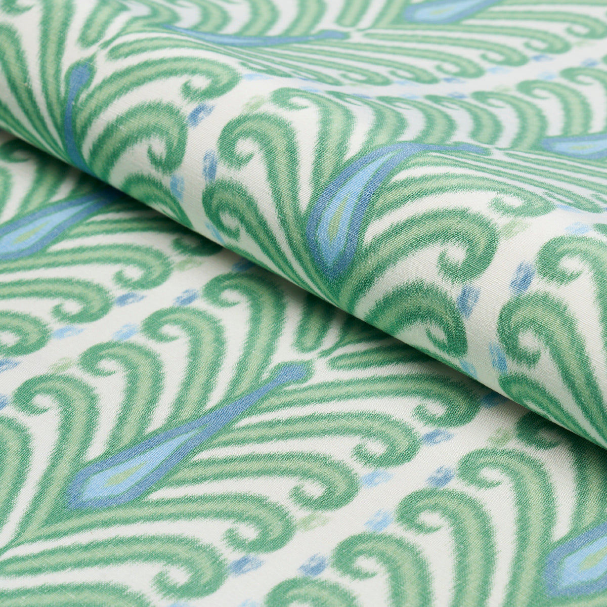 Purchase 181271 | Augustine Ikat, Leaf - Schumacher Fabric
