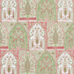 Purchase 181312 | Barra Palace, Pink & Green - Schumacher Fabric